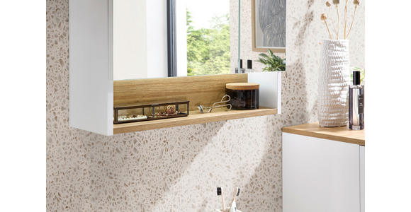 SPIEGELSCHRANK 60/71,6/21,4 cm - Weiß, KONVENTIONELL, Glas/Holzwerkstoff (60/71,6/21,4cm) - Xora