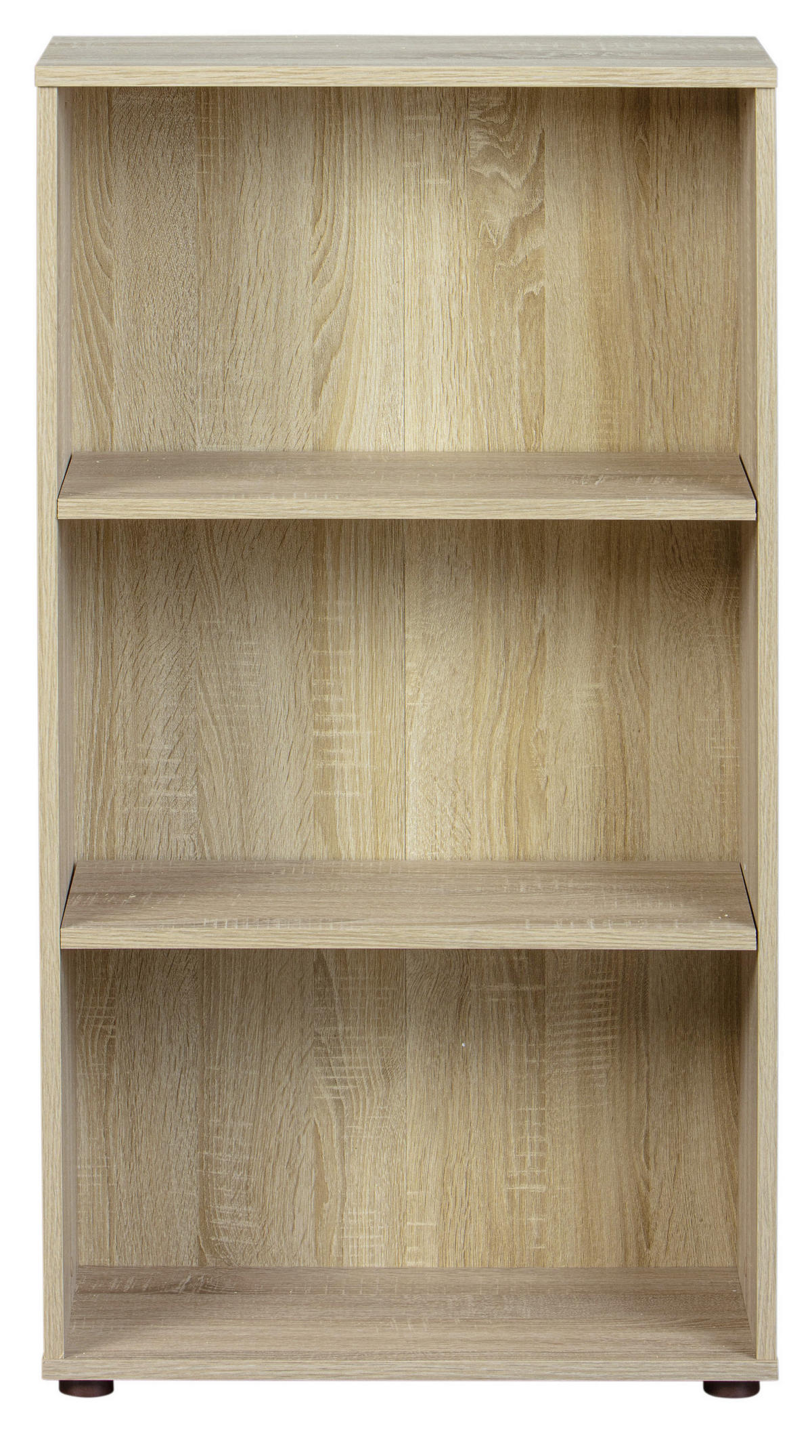 HYLLA i 60/110/30 cm Sonoma ek  - Sonoma ek/svart, Basics, trämaterial/plast (60/110/30cm) - MID.YOU
