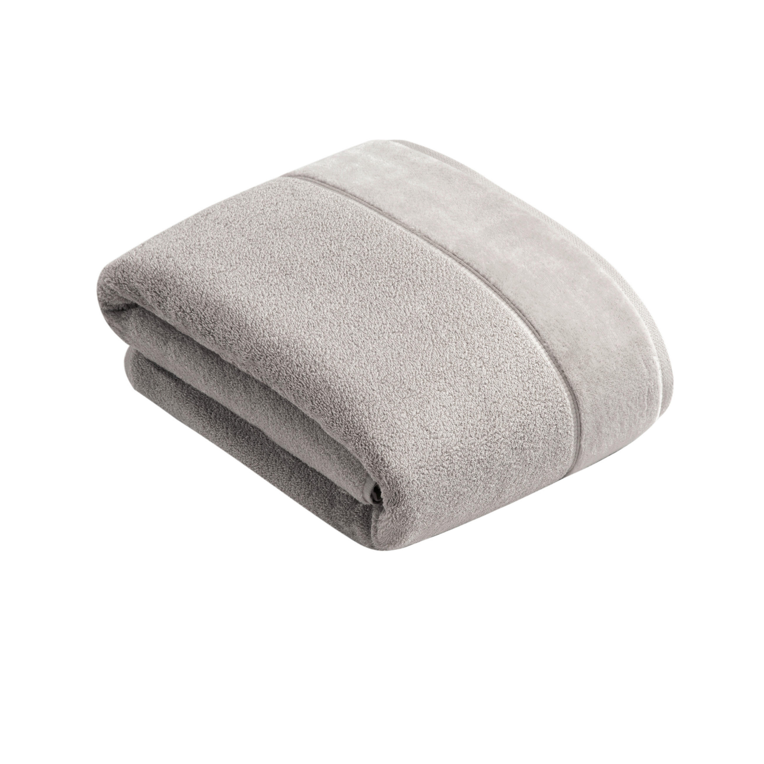 BADETUCH Pure Grau 100/150 cm  - Grau, Basics, Textil (100/150cm) - Vossen