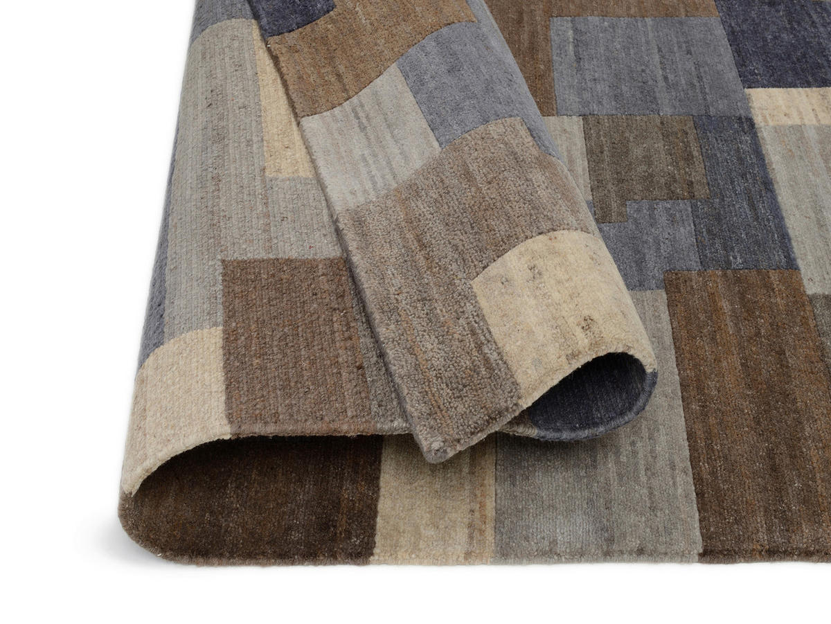WOLLTEPPICH 140/200 cm Braun  - Braun, Design, Textil (140/200cm) - Cazaris
