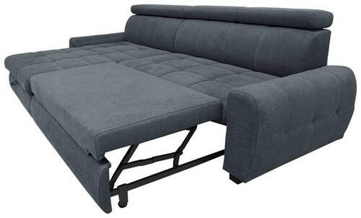 COLTAR EXTENSIBIL textil albastru închis  - alb/albastru închis, Design, plastic/textil (276/173cm) - Stylife