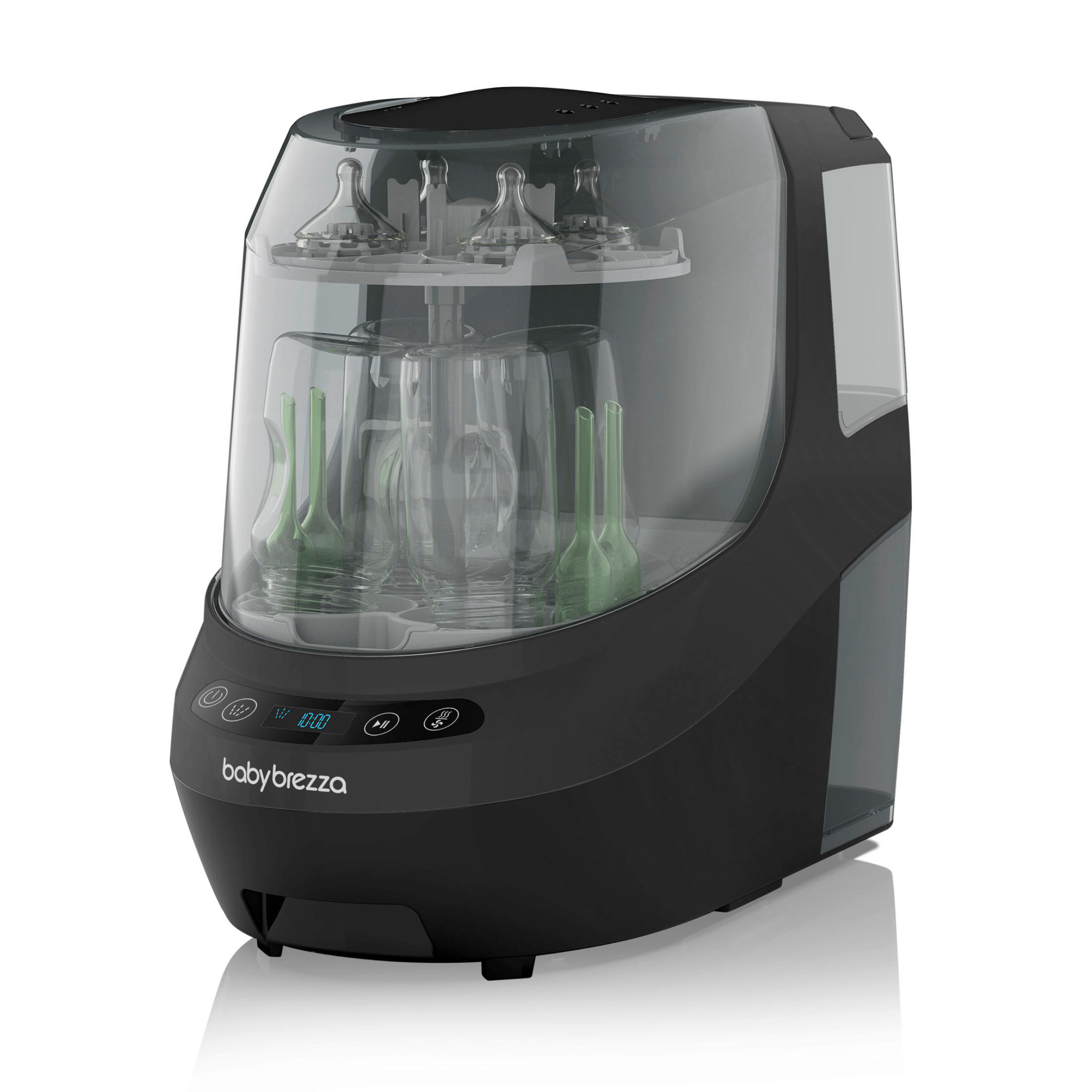 DAMPFSTERILISATOR Bottle Washer Pro  - Transparent/Schwarz, Basics, Kunststoff (25/40/47.5cm) - Baby Brezza