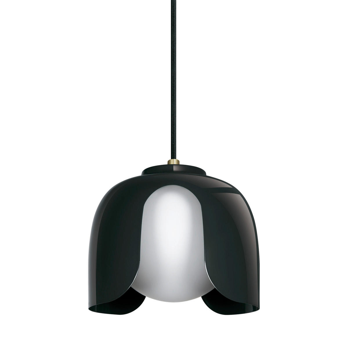 PENDELLEUCHTE 20/121,5 cm  - Schwarz, Basics, Glas/Metall (20/121,5cm) - Osram