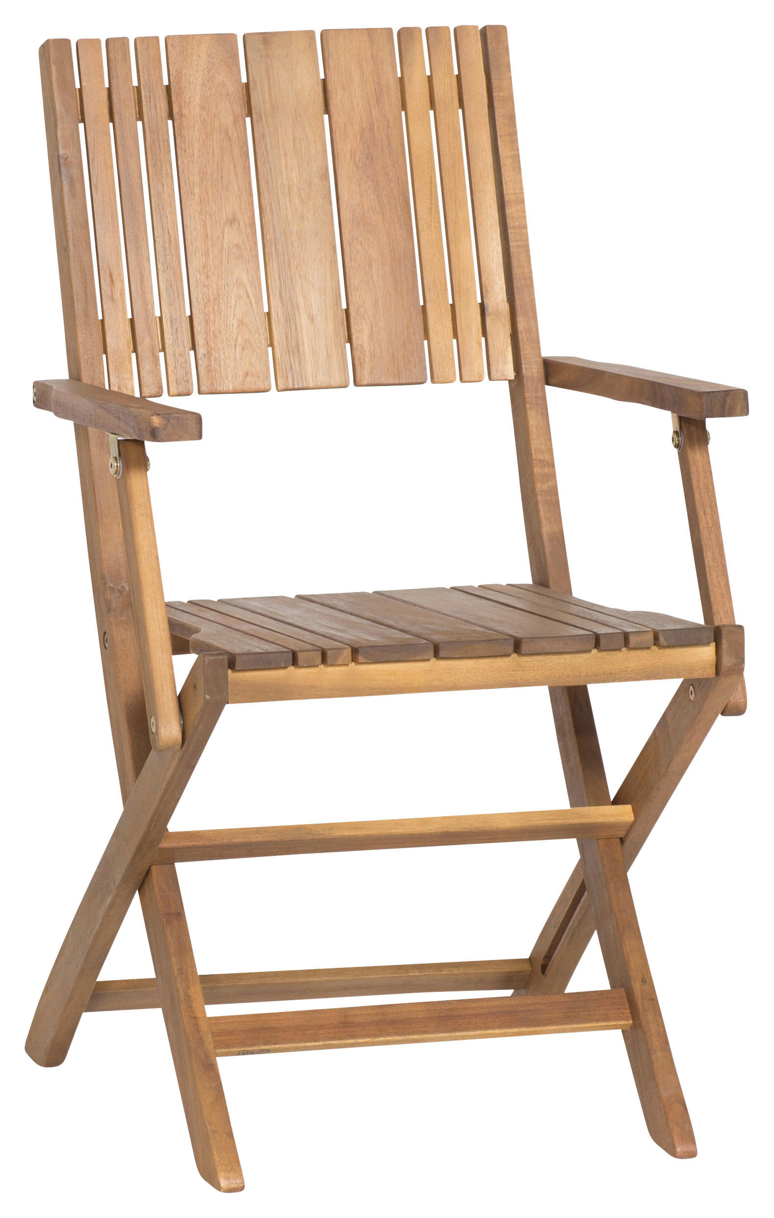 GARTENKLAPPSESSEL in Holz Akaziefarben - Akaziefarben, KONVENTIONELL, Holz (51/89/55cm) - Siena Garden