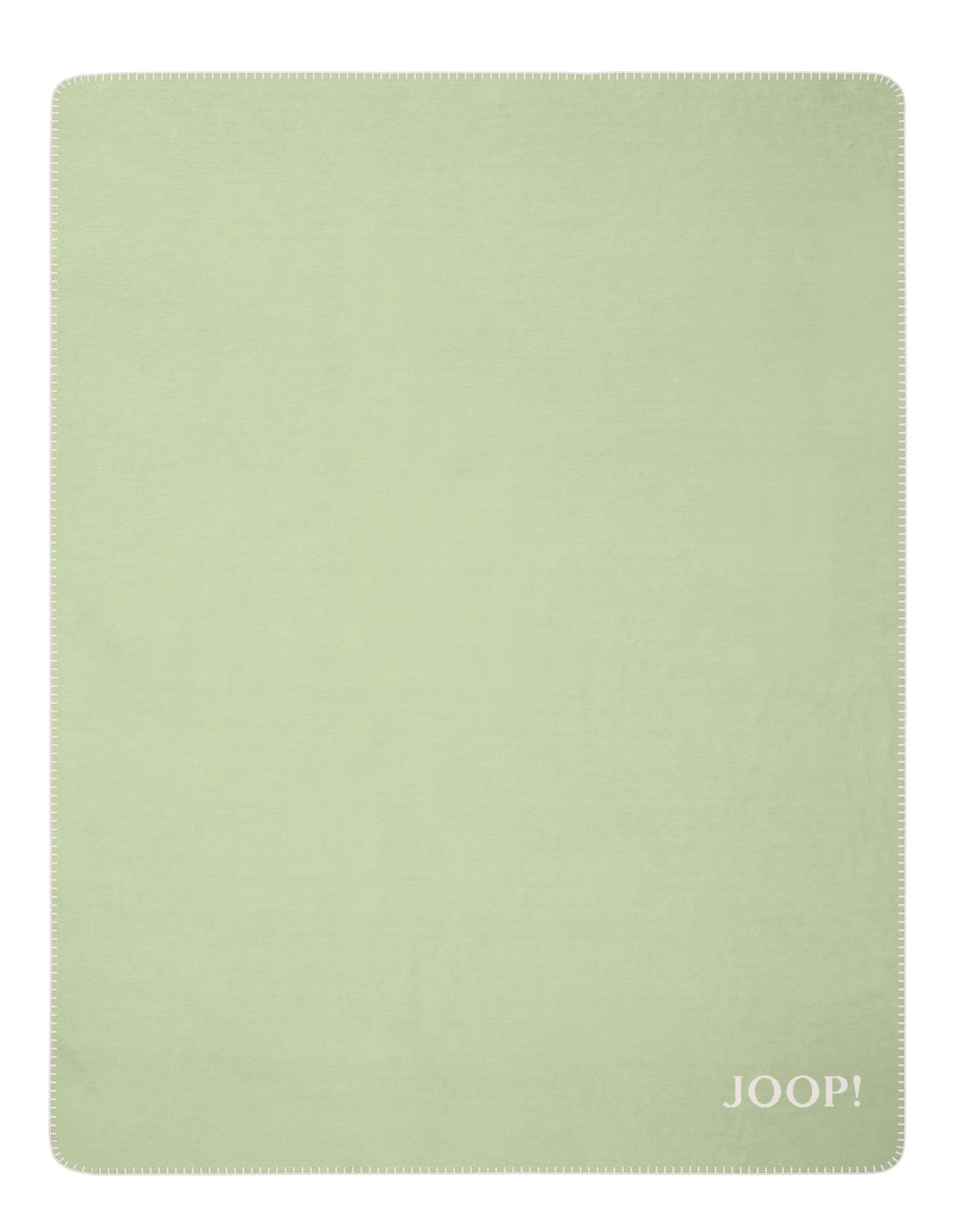 WOHNDECKE Uni Doubleface 150/200 cm  - Naturfarben/Hellgrün, Design, Textil (150/200cm) - Joop!