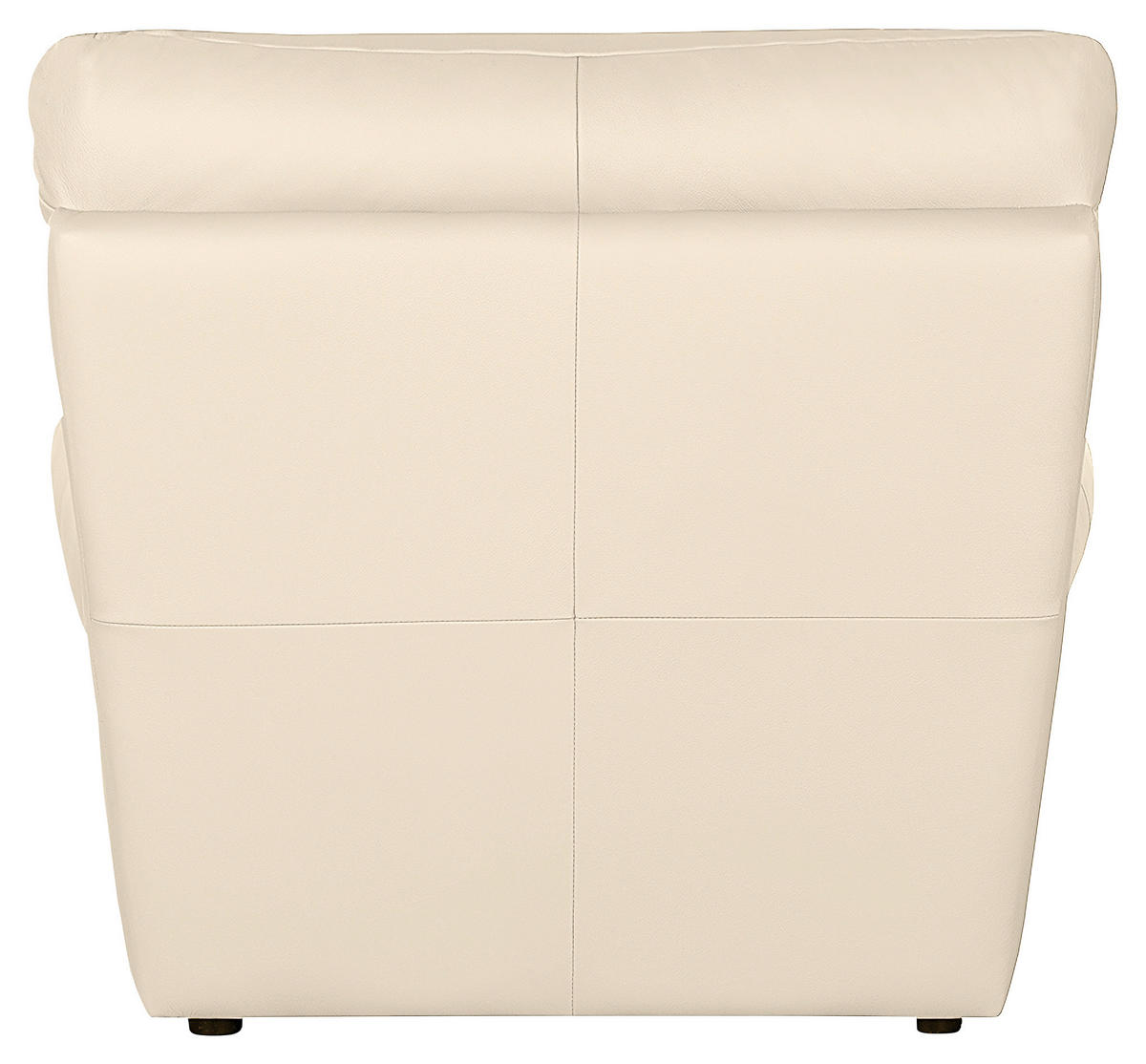 SESSEL in Echtleder Beige  - Beige/Schwarz, Design, Leder/Kunststoff (105/92/85cm) - Livetastic