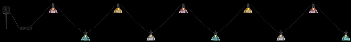 SOLARLEUCHTE - Klar/Pink, Basics, Kunststoff (360/8,5/10cm) - Globo
