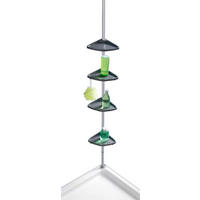 ZUHANYPOLC 26/78-275/19,5 cm  - ezüst, Basics, műanyag/fém (26/78-275/19,5cm) - Wenko
