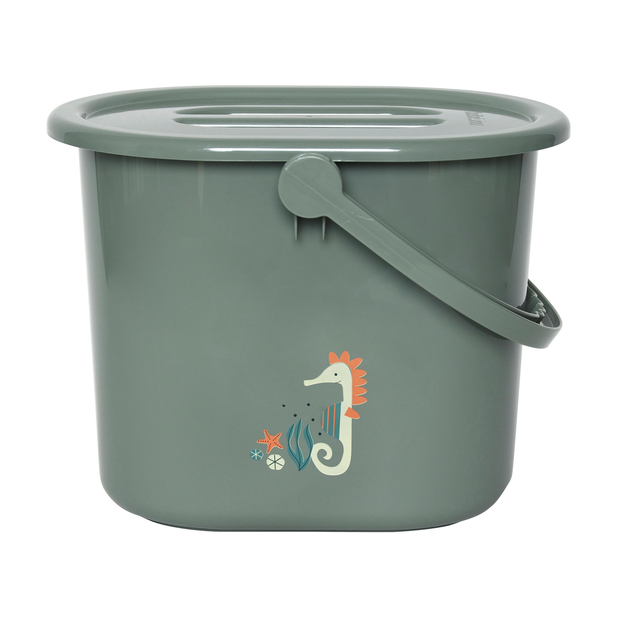 WINDELEIMER - Grün, Basics, Kunststoff (36,5/32/28cm) - Bebe Jou