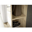 GARDEROBE  in 105/188/38 cm  - Eichefarben/Weiß, MODERN, Glas/Holzwerkstoff (105/188/38cm) - Xora