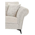 MEGASOFA in Chenille Beige - Beige/Schwarz, ROMANTIK / LANDHAUS, Textil/Metall (273/50-79/125cm) - Landscape