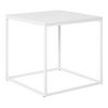 BEISTELLTISCH in Holzwerkstoff 45/45/45 cm  - Weiß, Basics, Holzwerkstoff/Metall (45/45/45cm)