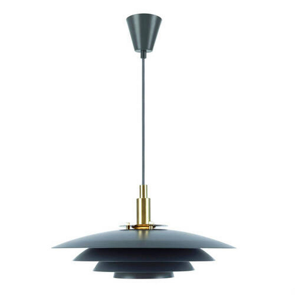 HÄNGELEUCHTE Bretagne 38/18,8 cm   - Anthrazit, Design, Metall (38/18,8cm) - Nordlux