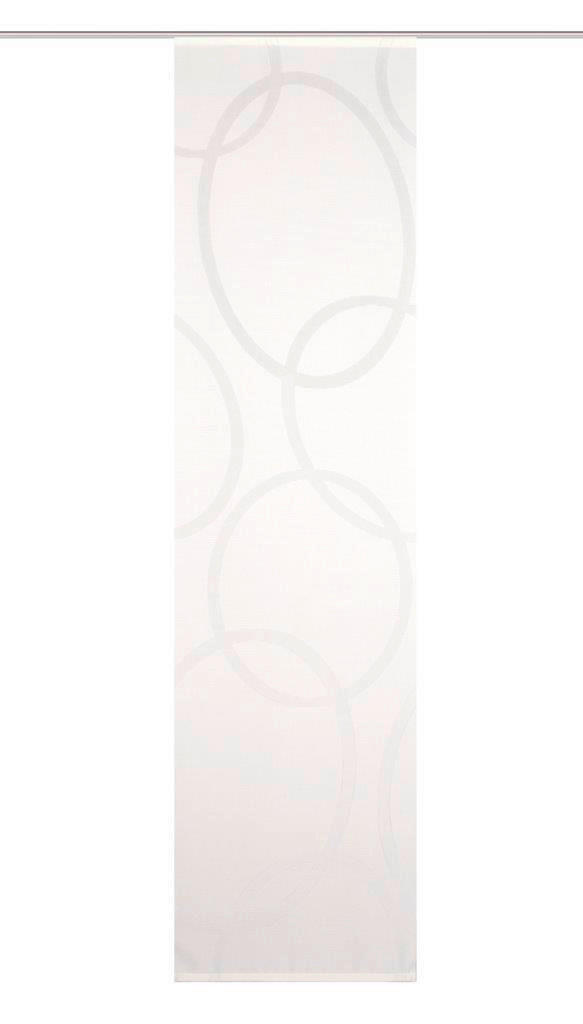 FLÄCHENVORHANG   halbtransparent   60/245 cm  - Ecru, Design, Textil (60/245cm)