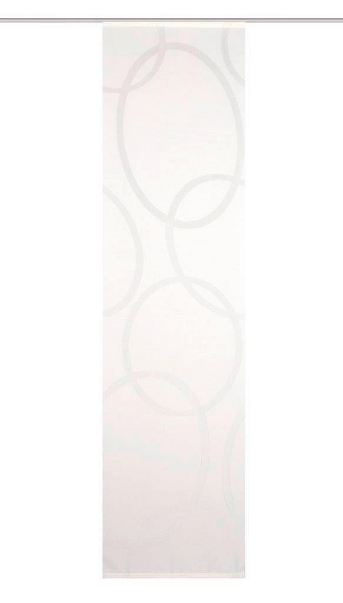 FLÄCHENVORHANG   halbtransparent   60/245 cm  - Ecru, Design, Textil (60/245cm)