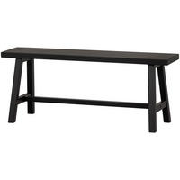 SITZBANK in Holz Schwarz  - Schwarz, Design, Holz (110/45/35cm) - Livetastic
