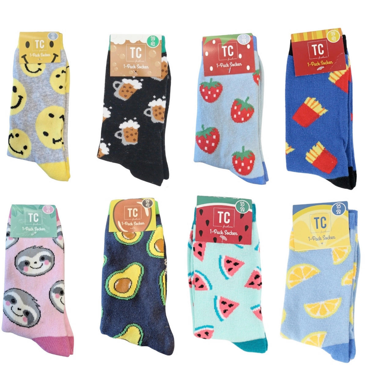 ČARAPE - višebojna, Osnovno, tekstil