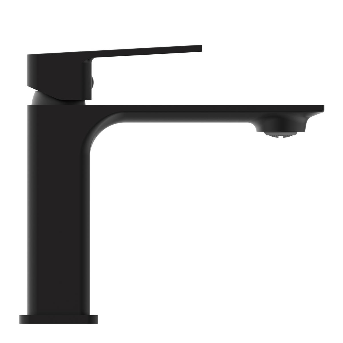 WASCHTISCHARMATUR 4,5/15,5/17 cm  - Schwarz, Basics, Metall (4,5/15,5/17cm) - Schütte