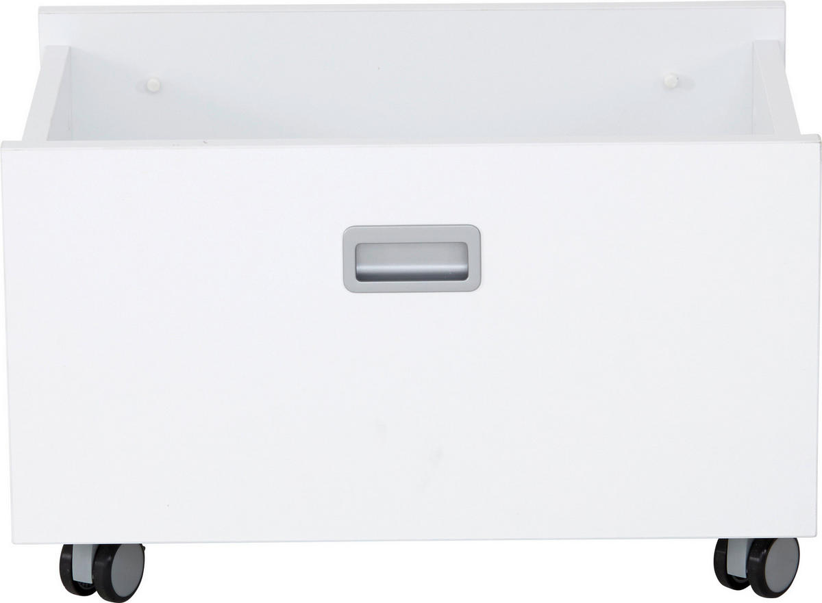 ROLLBOX     - Weiß, KONVENTIONELL, Holzwerkstoff (65/40/47cm) - Paidi