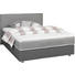 BOXSPRINGBETT in Grau, Hellgrau - Silberfarben/Hellgrau, Design, Holz/Textil (200/200cm) - Carryhome BOXSPRINGBETT in Grau, Hellgrau - Silberfarben/Hellgrau, Design, Holz/Textil (200/200cm) - Carryhome