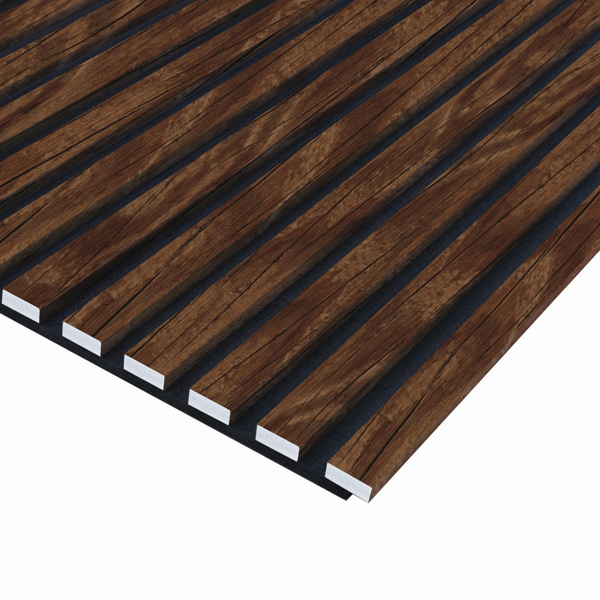 AKUSTIKPANEEL PVC Eiche foliert 57.25/1.9/240 cm  - Eichefarben, KONVENTIONELL, Holzwerkstoff/Textil (57.25/1.9/240cm)