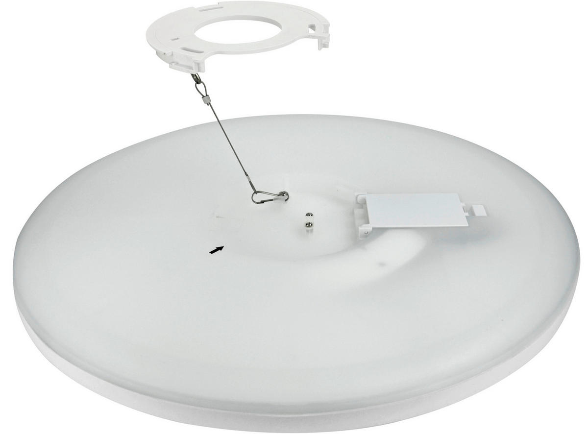 LED-PANEEL Twice² 40/2.5 cm   - Weiß, Basics, Kunststoff (40/2.5cm)