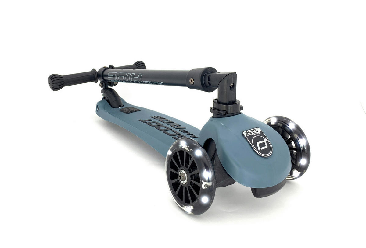 KINDERSCOOTER Highwaykick 3  - Blau/Schwarz, Trend, Kunststoff/Metall (24/72/55cm) - Scoot and Ride