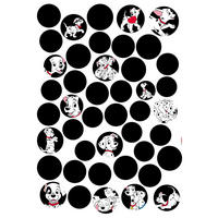 WANDTATTOO  - Schwarz/Weiß, Basics, Kunststoff (50/70cm) - Xora