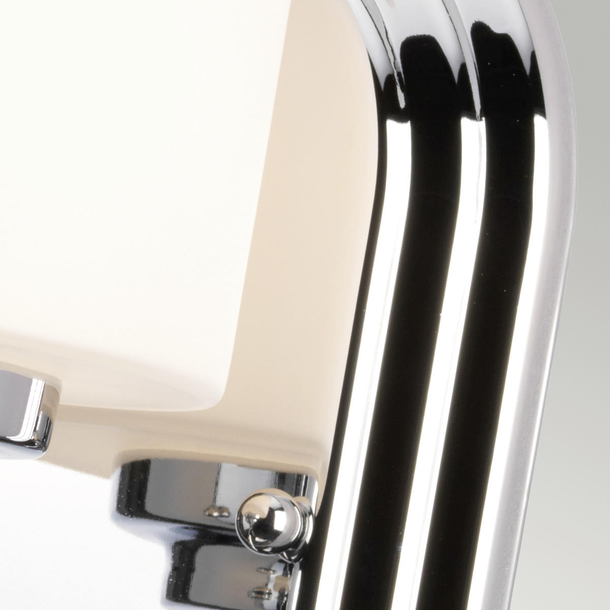 BADEZIMMER-WANDLEUCHTE - Chromfarben, Design, Glas/Metall (12.9/21.6/16cm) - Elstead Lighting