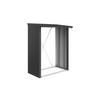 KAMINHOLZREGAL 157/199/102 cm  Metall  - Dunkelgrau, Design, Metall (157/199/102cm) - Biohort