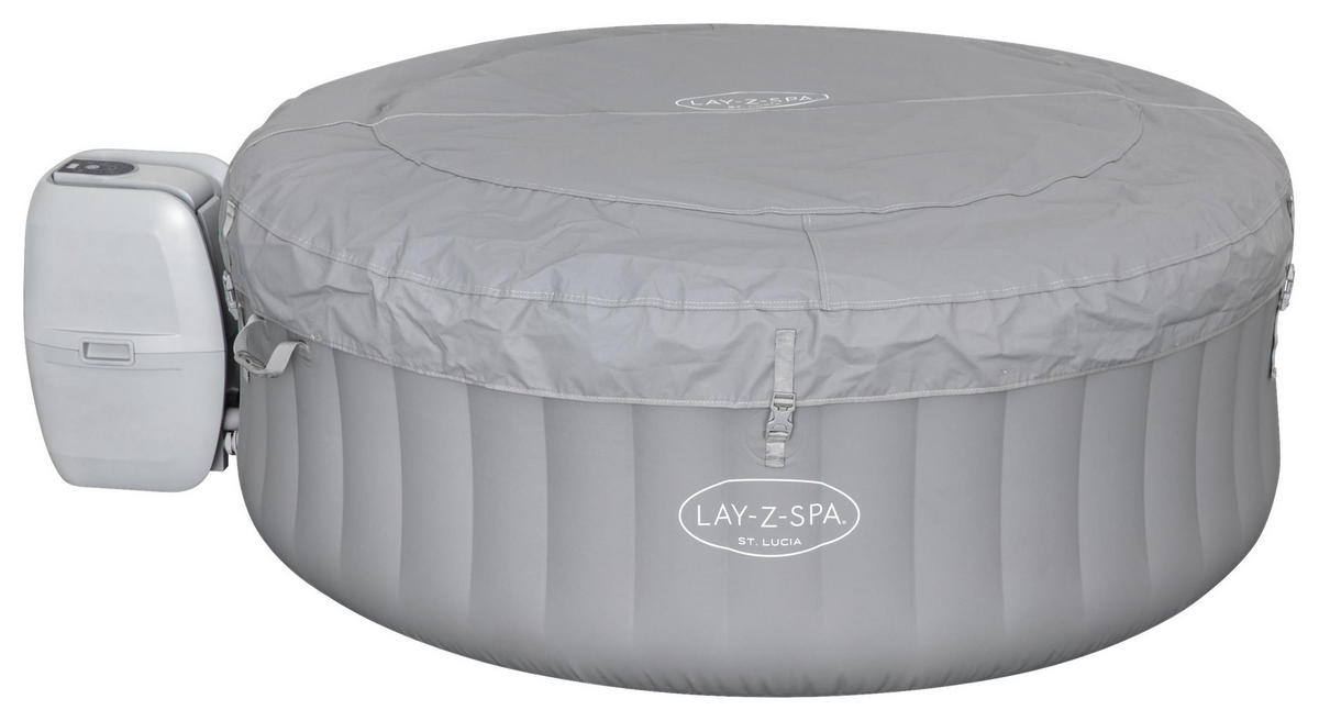 WHIRLPOOL ST. LUCIA 60037 170/66 cm  - Weiß/Grau, Trend, Kunststoff (170/66cm) - Bestway