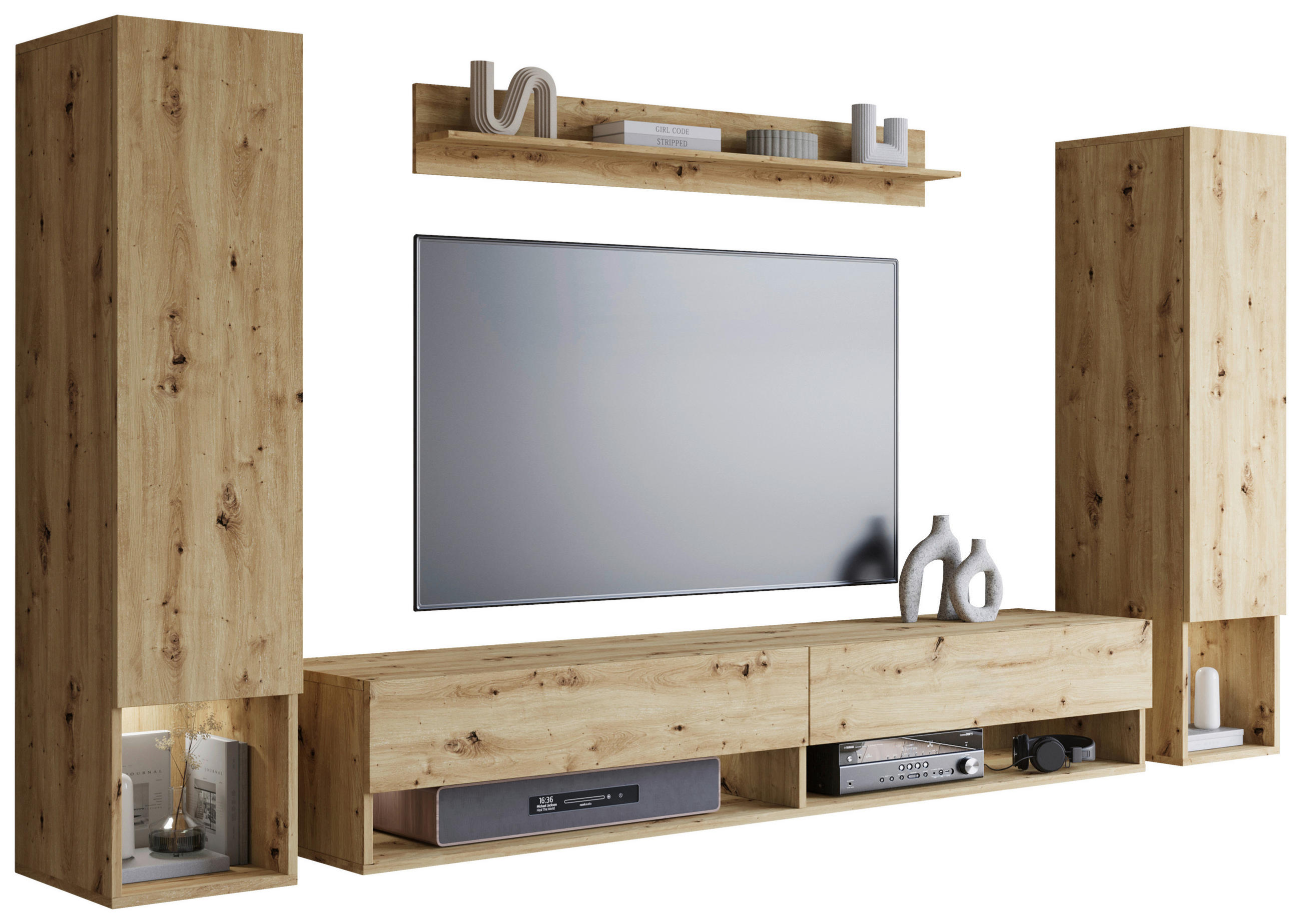 P & B OBÝVACIA STENA, dub artisan