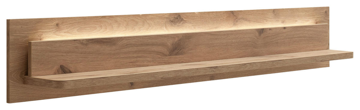 WANDBOARD  150/24/18 cm  - Eichefarben, Konventionell, Holzwerkstoff (150/24/18cm) - Cantus