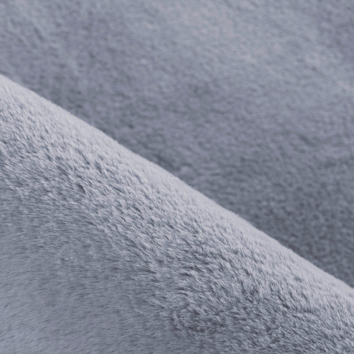HOCHFLORTEPPICH 200/200 cm Pouffy Grau  - Grau, Basics, Textil (200/200cm)
