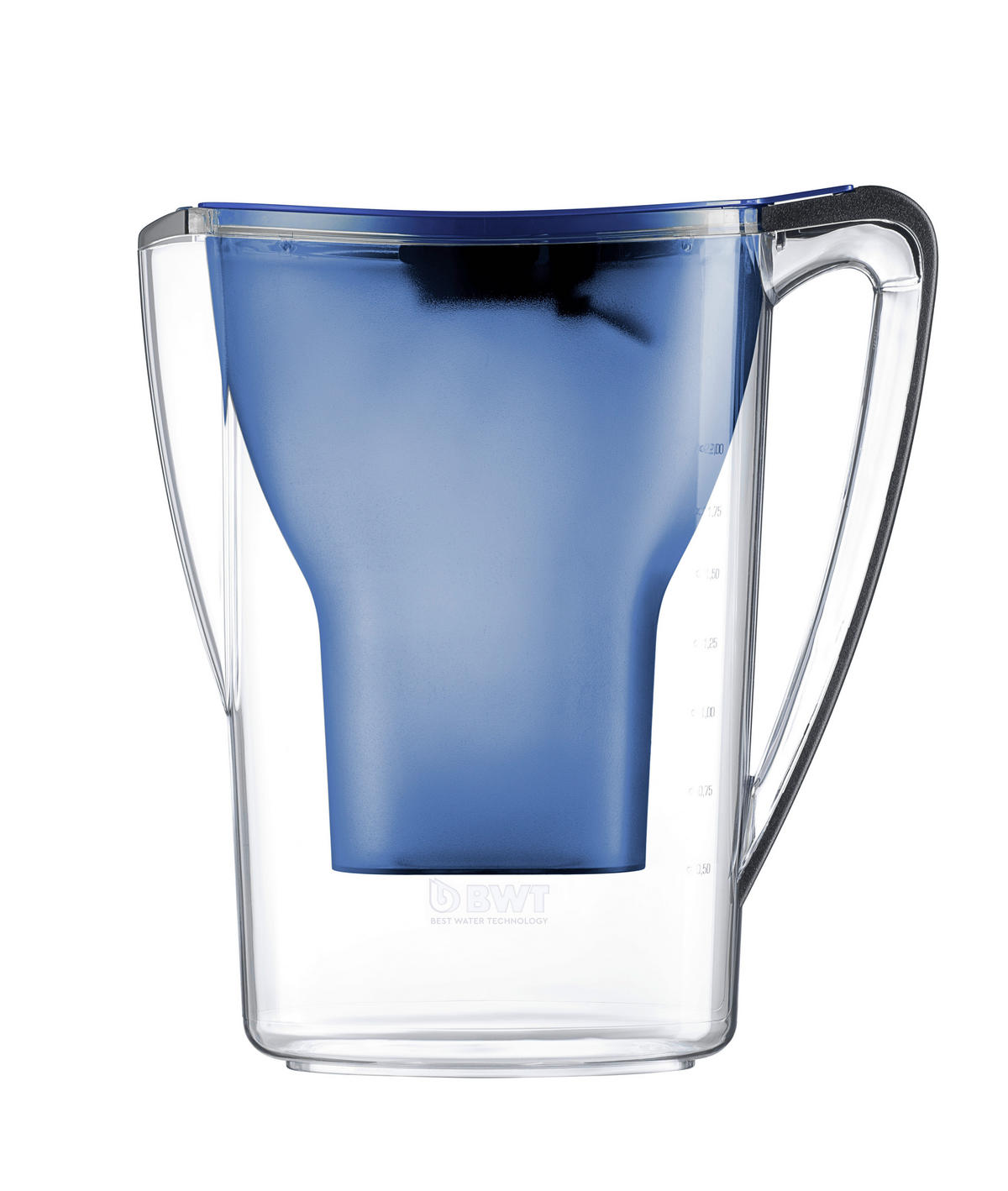 TISCHWASSERFILTER 557842 Blau, Transparent  - Blau/Transparent, Basics, Kunststoff (11,3/27,8/25,2cm) - BWT