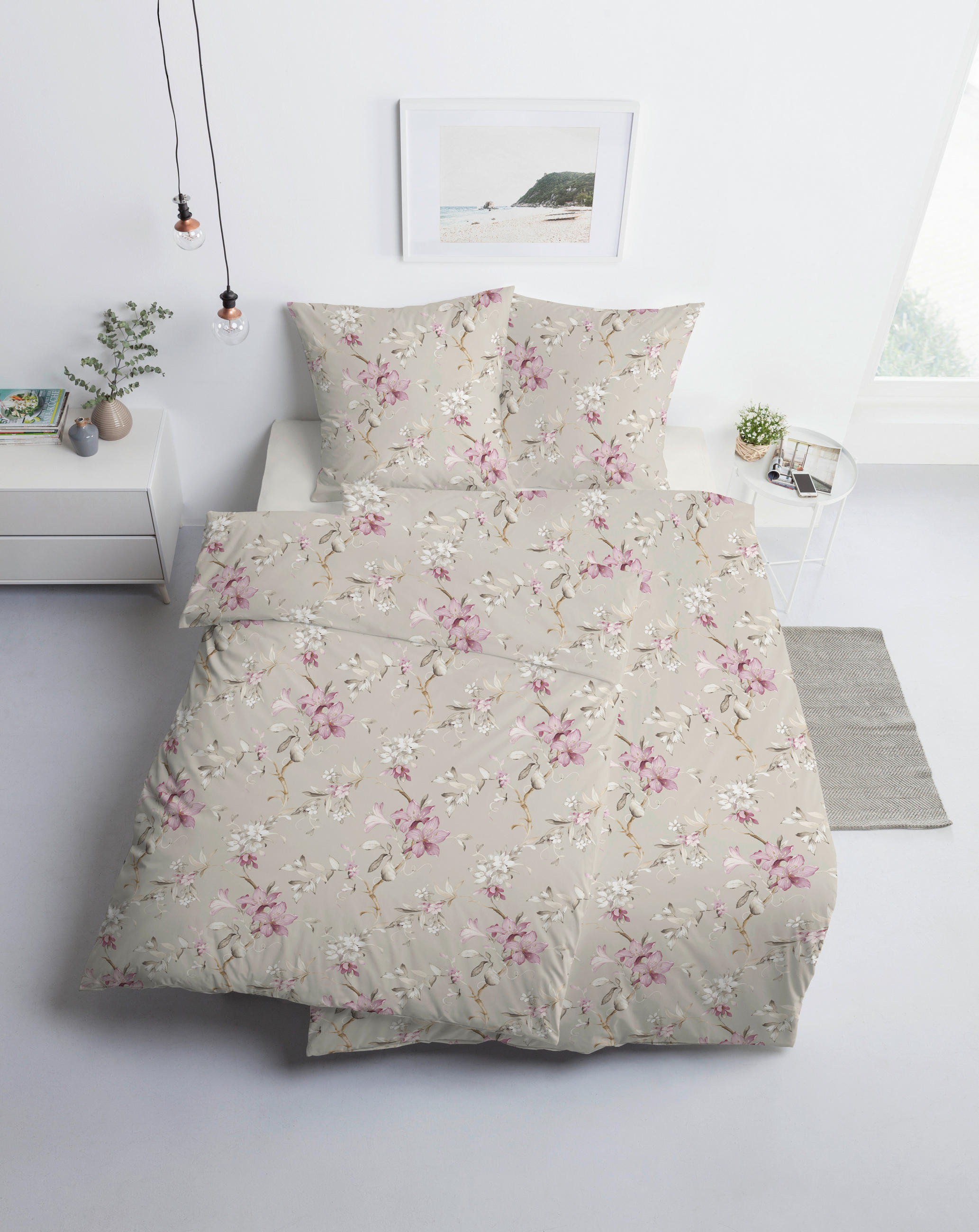 BETTWÄSCHE Atelier Flanell 135/200 cm  - Braun, Design, Textil (135/200cm) - Estella