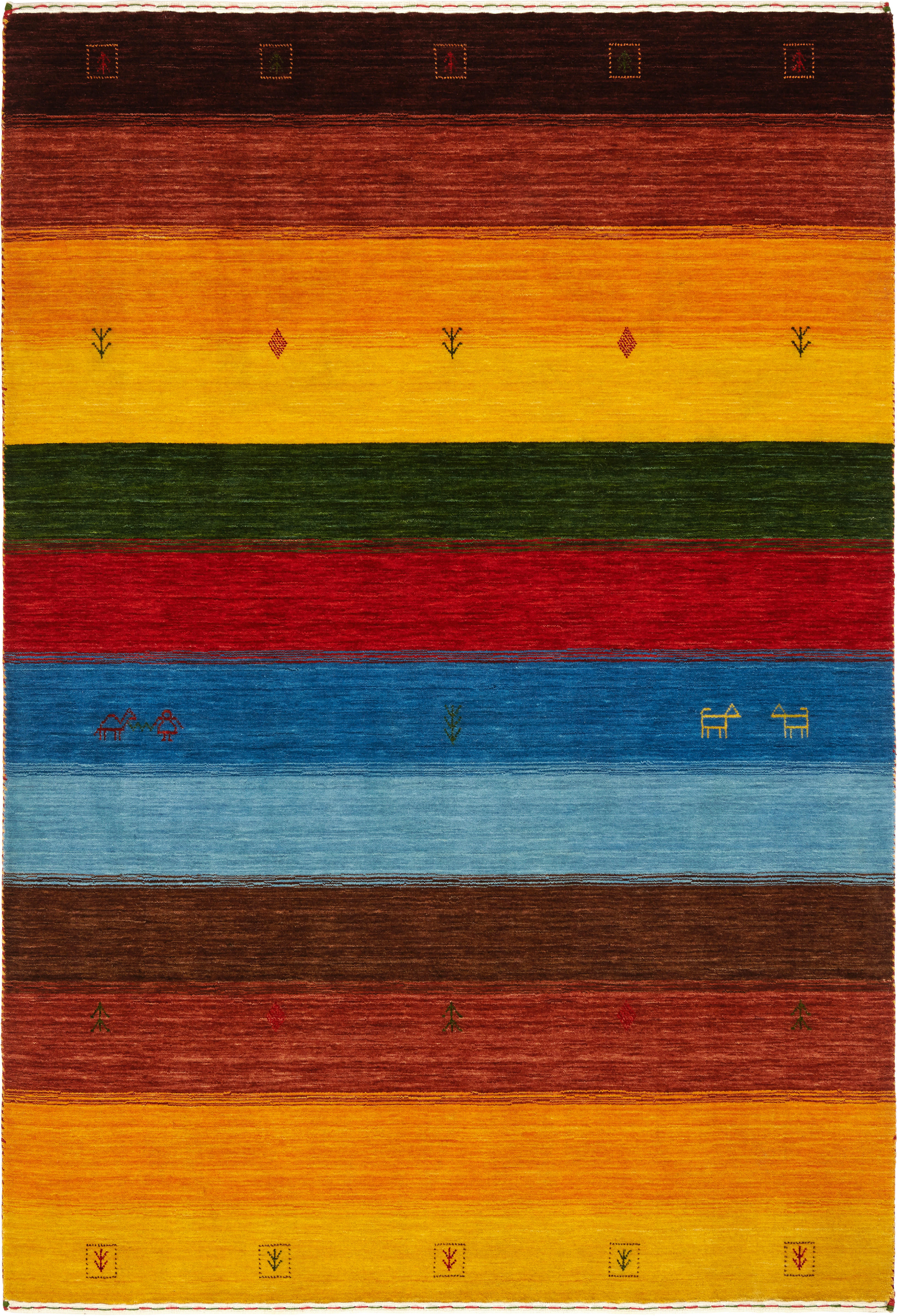 Cazaris ORIENTÁLNÍ KOBEREC, 160/230 cm, vícebarevná - vícebarevná