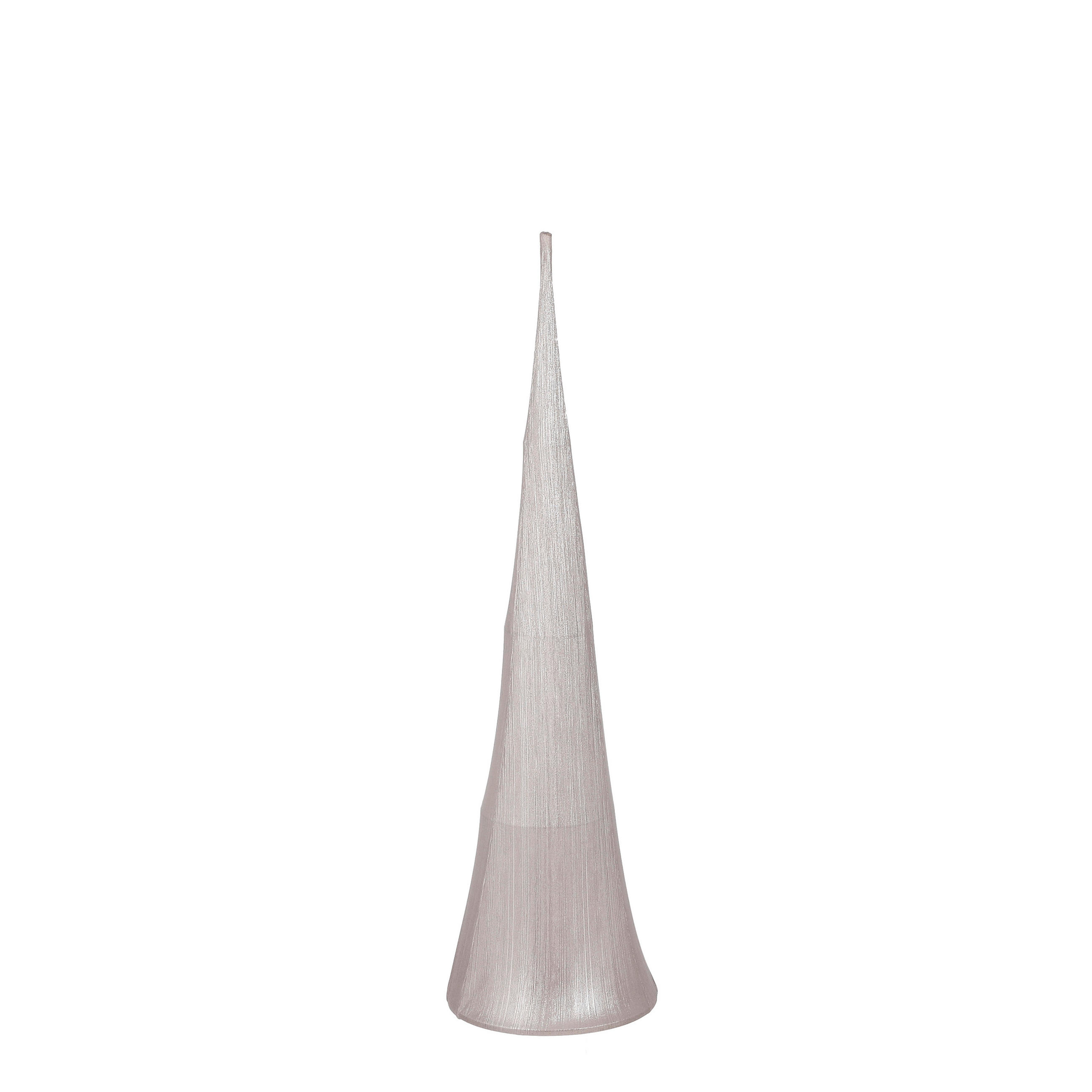 OKRASNI STEBER - srebrne barve, Basics, umetna masa (34.00/122.00cm) - X-Mas
