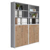 AKTENSCHRANK 168,8/227,2/33 cm  - Eichefarben/Grau, MODERN, Holzwerkstoff (168,8/227,2/33cm) - MID.YOU
