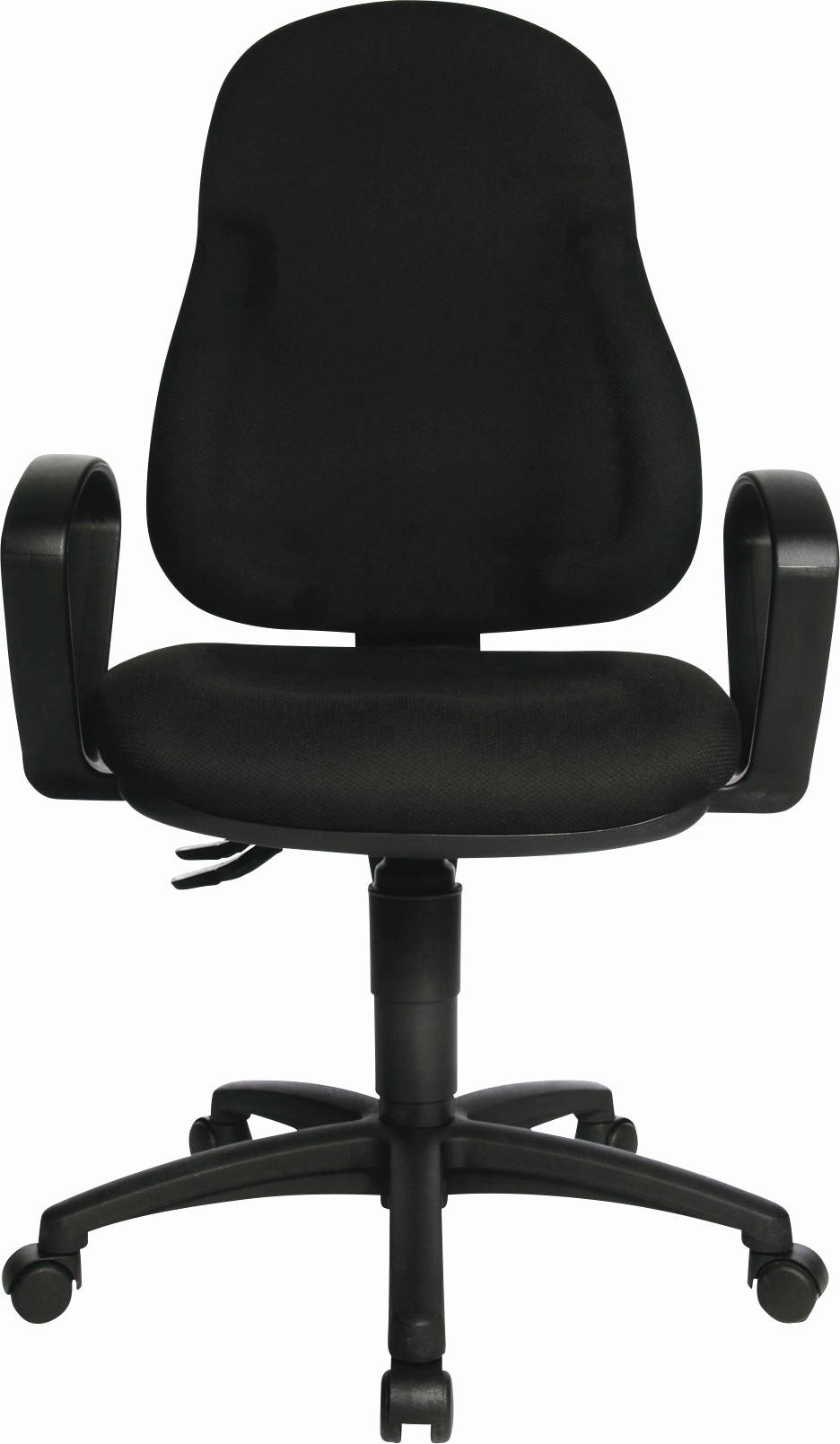 DREHSTUHL Webstoff Schwarz  - Schwarz, Basics, Kunststoff/Textil (46/100-118/45cm) - Topstar