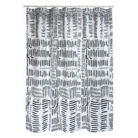 DUSCHVORHANG CONNECTION 180/200 cm  - Schwarz, Basics, Textil (180/200cm) - Spirella