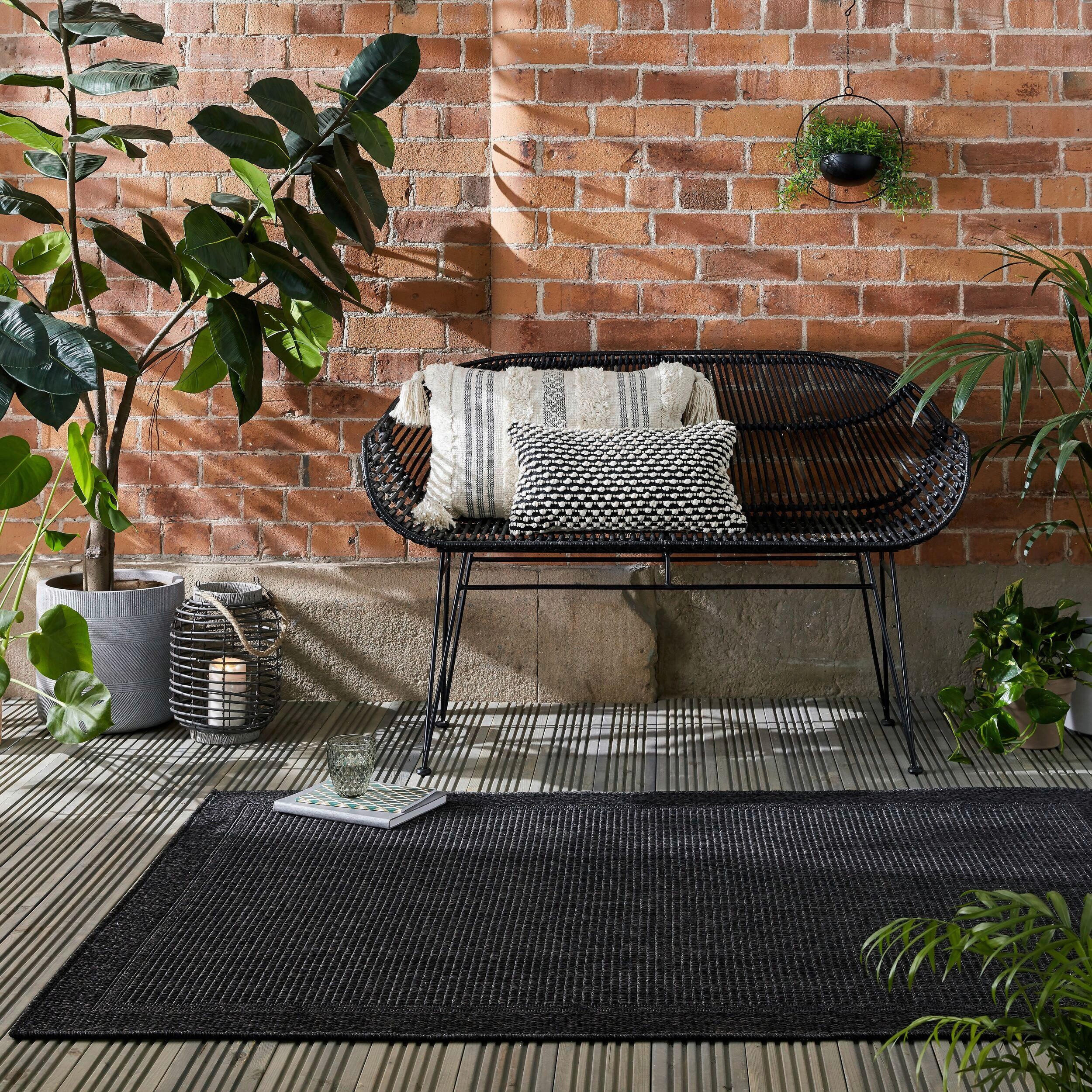 OUTDOORTEPPICH 200/290 cm Aruba Alfresco Grau  - Grau, Basics, Textil (200/290cm)