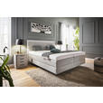 NACHTSCHRANK 49/59/41 cm  - Hellgrau/Schwarz, Basics, Textil/Metall (49/59/41cm) - Dieter Knoll