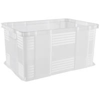 BOX, plast - průhledné, Basics, plast (39/31/59cm) - Rotho