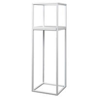 BLUMENSTÄNDER Metall  - Weiß, Basics, Metall (19/62/19cm)