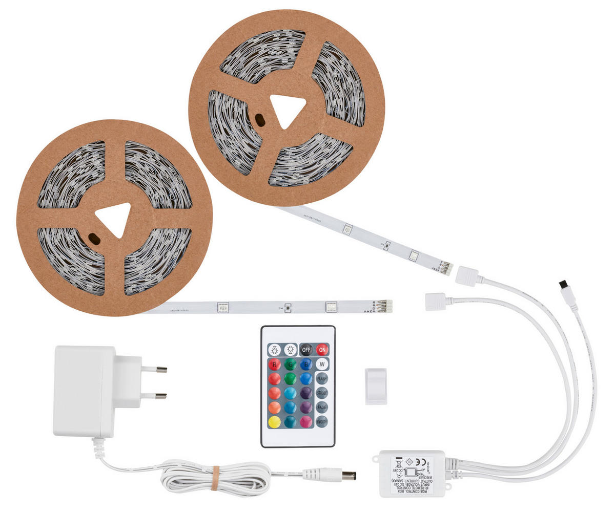 LED-STRIP 300 cm   - Weiß, Design, Kunststoff (300cm)