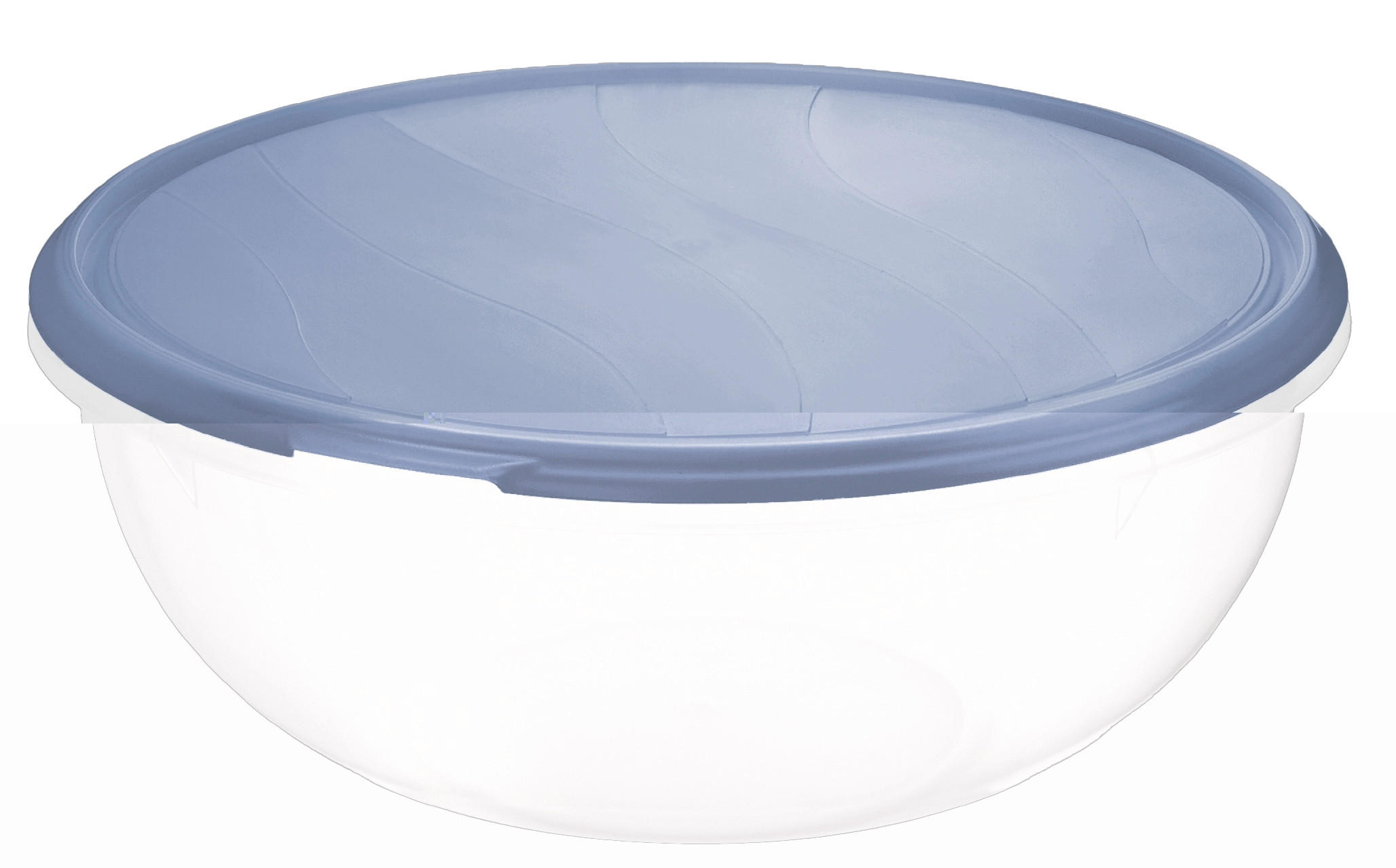 POSODA ZA SHRANJEVANJE  RONDO    32,5/32/13,5 cm         - modra/prosojno, Basics, umetna masa (32,5/32/13,5cm) - Rotho