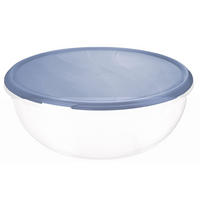 POSUDA ZA ČUVANJE NAMIRNICA  6 l  RONDO  - prozirno/plava, Basics, plastika (32,5/32/13,5cm) - Rotho