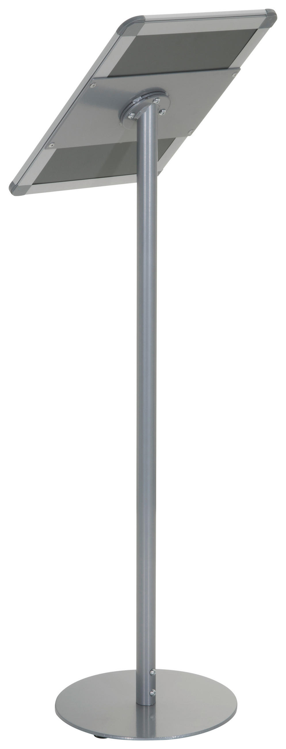 PLAKATSTÄNDER Metall Silberfarben  - Silberfarben, Basics, Metall (24/89,5/26cm) - MID.YOU