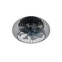 DECKENVENTILATOR - Schwarz, Design, Kunststoff/Metall (61/25.5cm)
